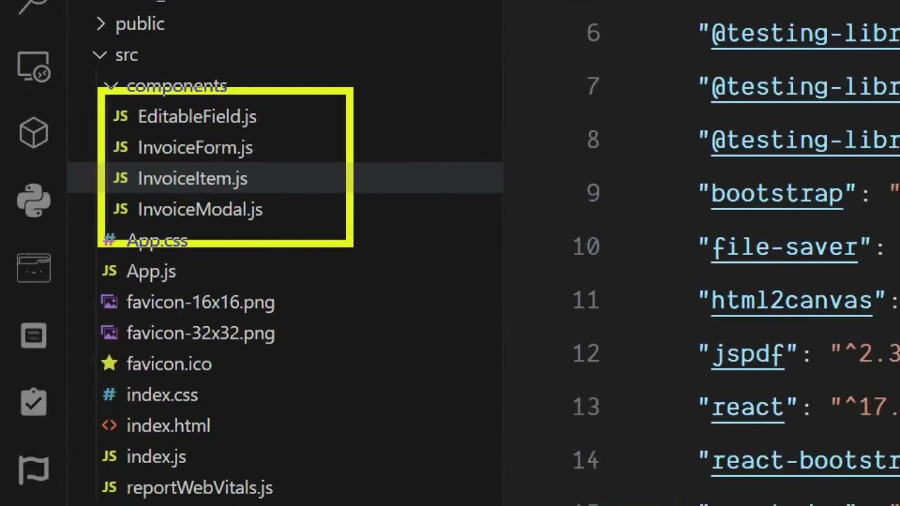 Создайте встроенный в браузер редактор PDF-счетов на React.js с предварительным просмотром в реал...