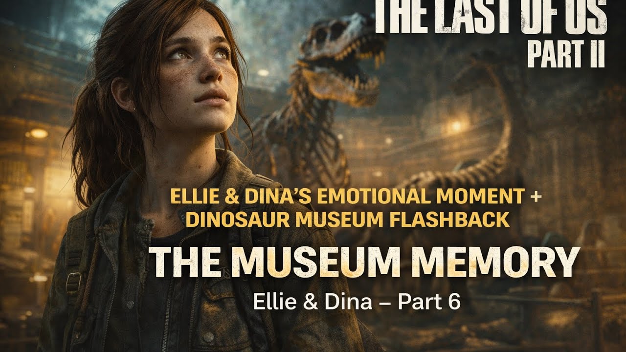 Ellie & Dina’s Emotional Moment + Dinosaur Museum Flashback | TLOU Part II – Part 6