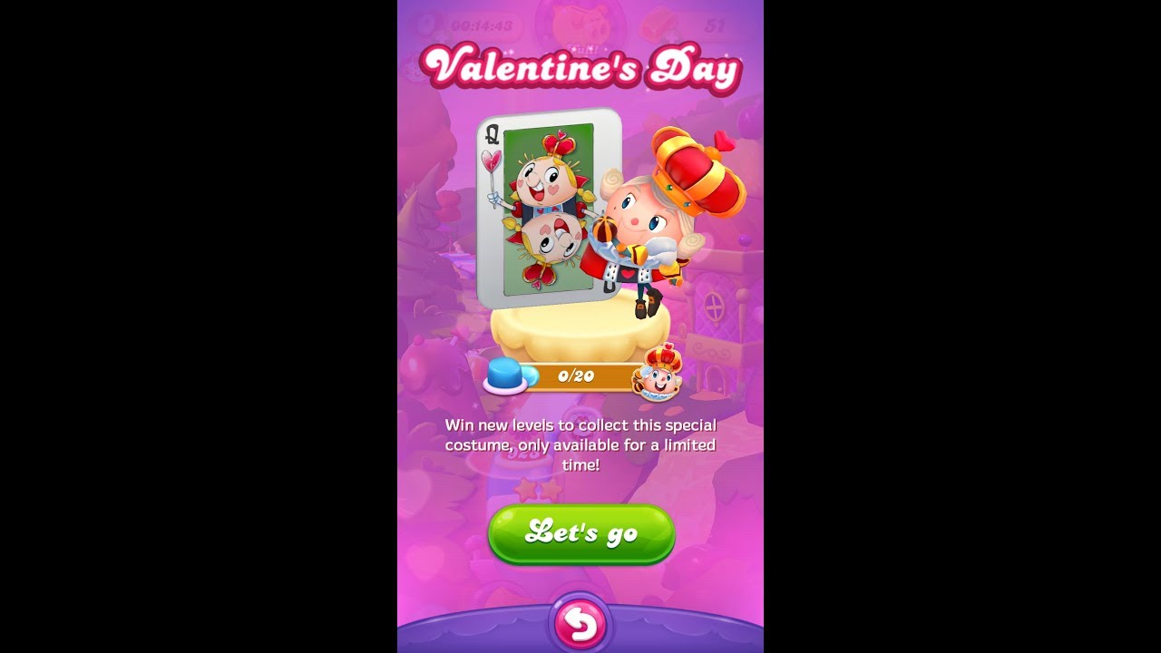 Candy Crush Friends Saga - Valentines Valley Level 1