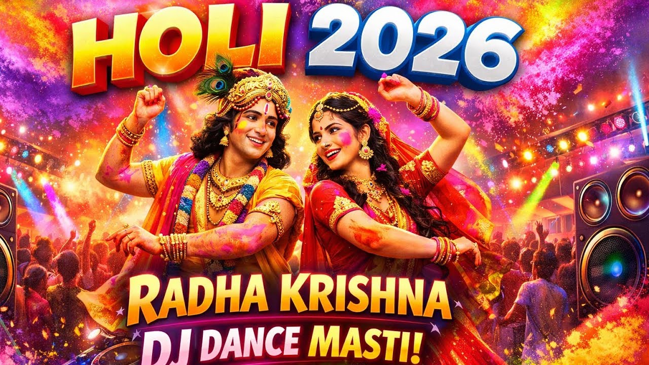 Holi 2026 DJ Bhajan | Radhe Shyam Holi Dance | New Holi Song 2026 @godlovemymusic 