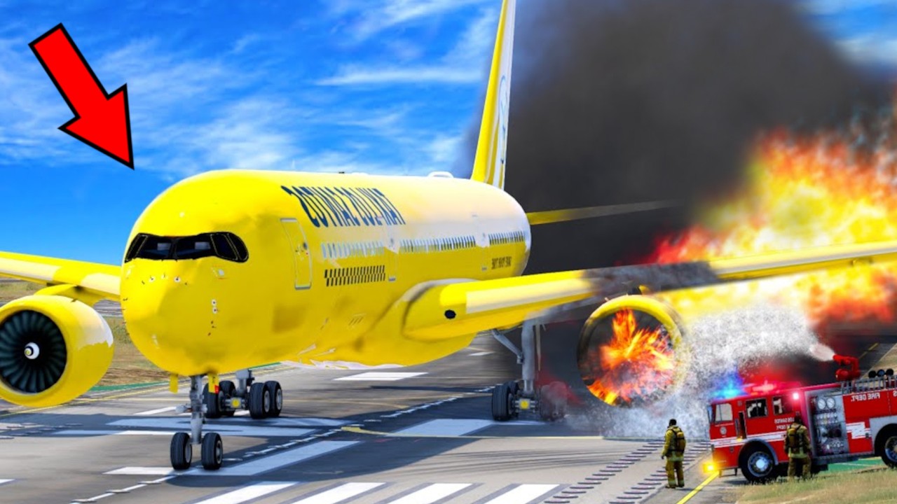 Airplane Crash Compilation: 6 Cinematic Aeroplane Crash Scenes In GTA 5 (#26)