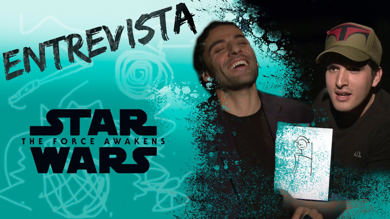 PICTIONARY con OSCAR ISAAC || Entrevista a Star Wars: The Force Awakens