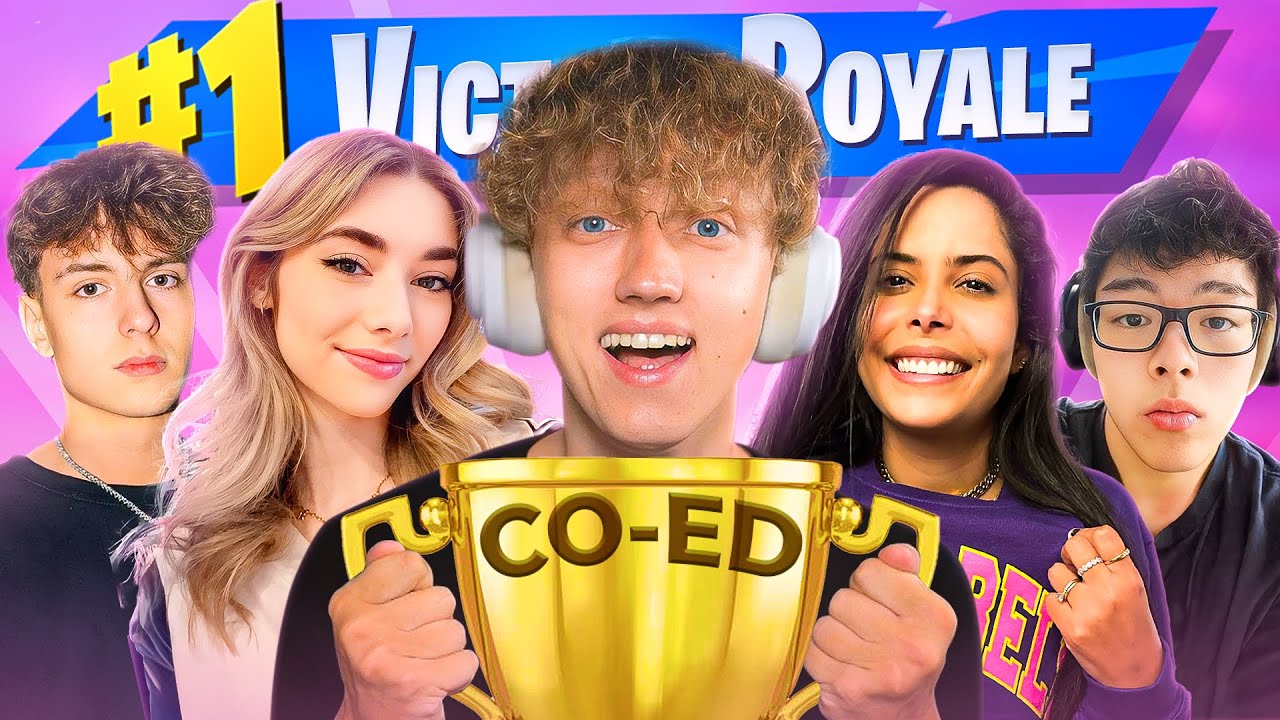 FORTNITE CO-ED WORLD CUP! (ft. Clix, Chica, Peterbot, Sommerset)