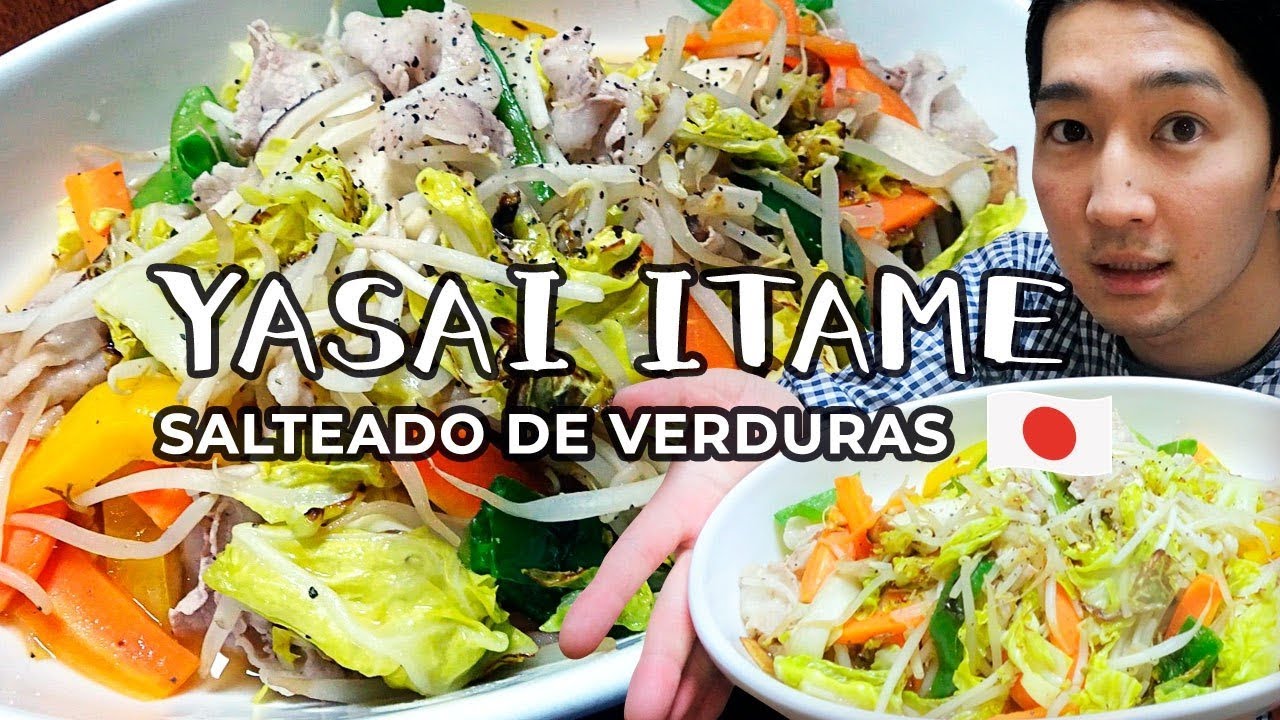 Cómo preparar Yasai Itame (Salteado de verdura japonés) | Cocina japonesa con Yuta