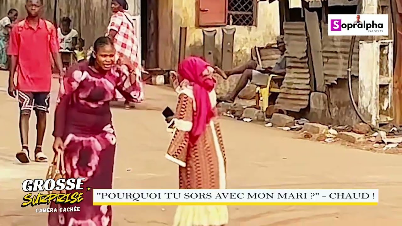 Caméra-cachée : ''Pourquoi tu sors avec mon mari ?'' - La fille donne une bonne correction à Amizo.