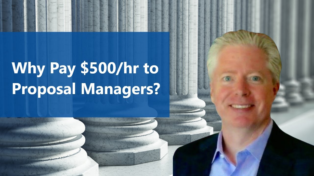 (live) Why Proposal Managers Are Worth $500/hour in the Federal Market