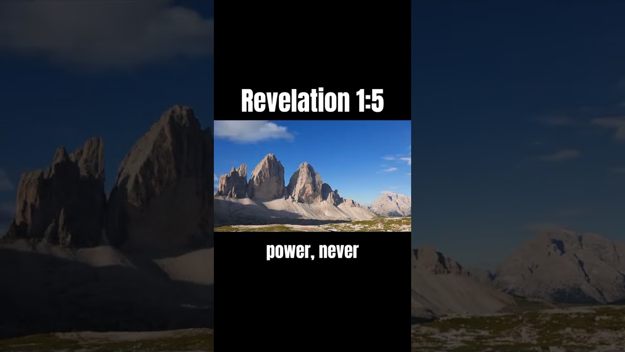 Revelation 1:5 &mdash; Has His Blood Washed You? #bibleverse #endtimes #revelation1
