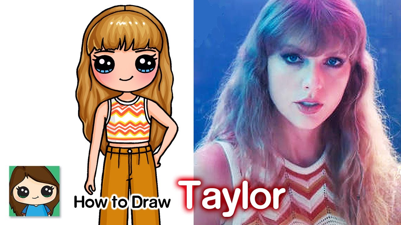 How to Draw Taylor Swift | Midnights Lavender Haze
