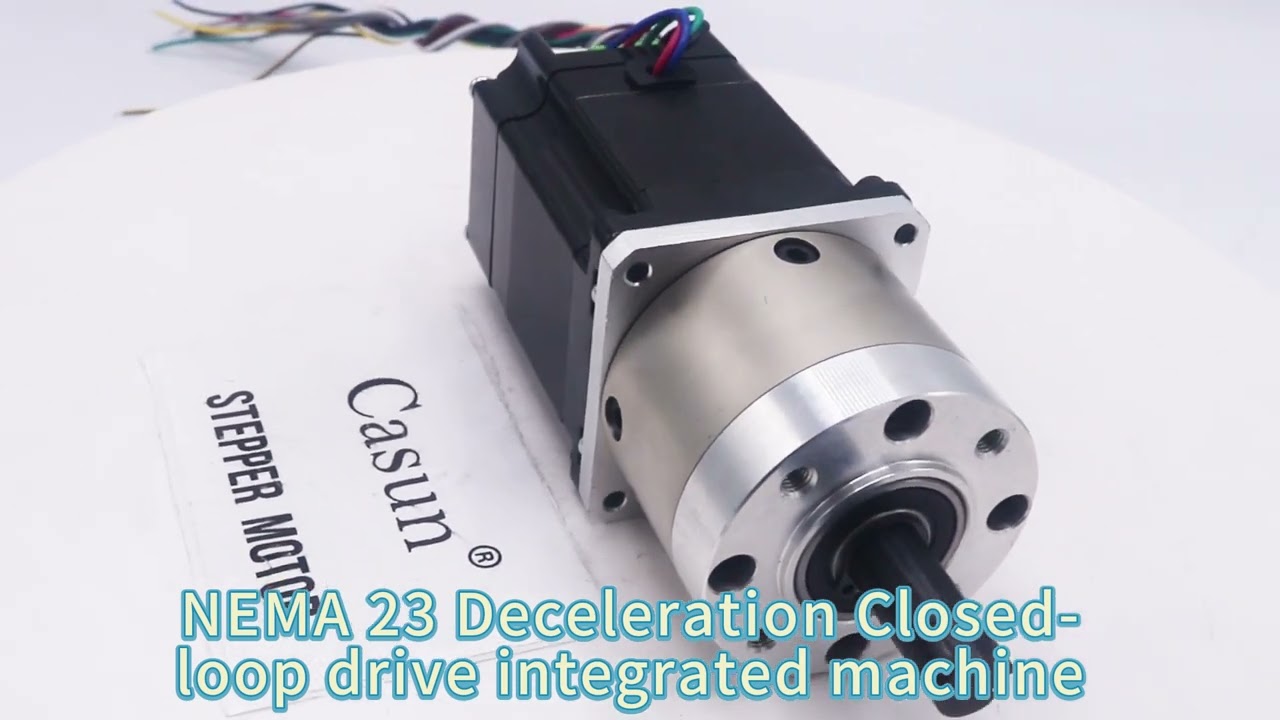 NEMA 23 Integrated Gear Reduction Closed-Loop Drive Motor High-Precision Stable & Fast-Response So