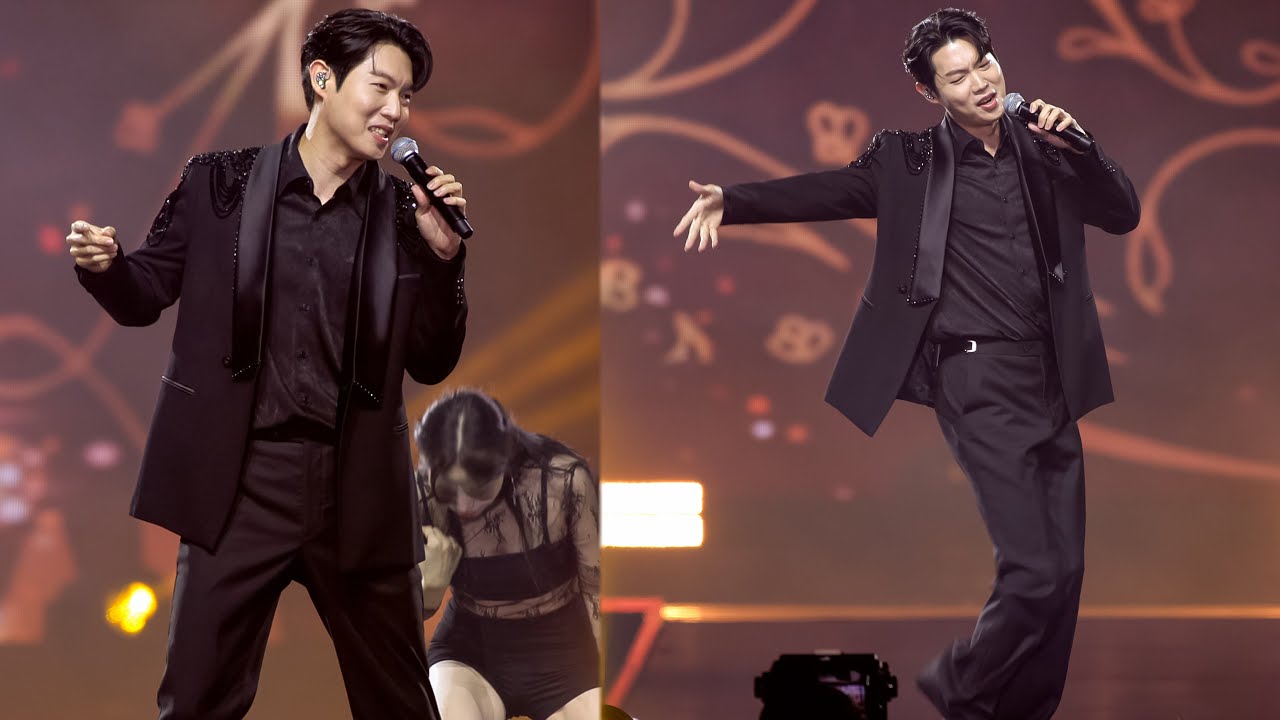 손태진 오늘 더 친숙하게 느껴지는게 저의팬덤 색깔이 오렌지계열인데 여러분들이 흔들어주시는 응원봉이 팬분들과 함께하는 단독콘서트 같아요 한화생명기업행사 (주요장면 현장분위기 직캠)🔥