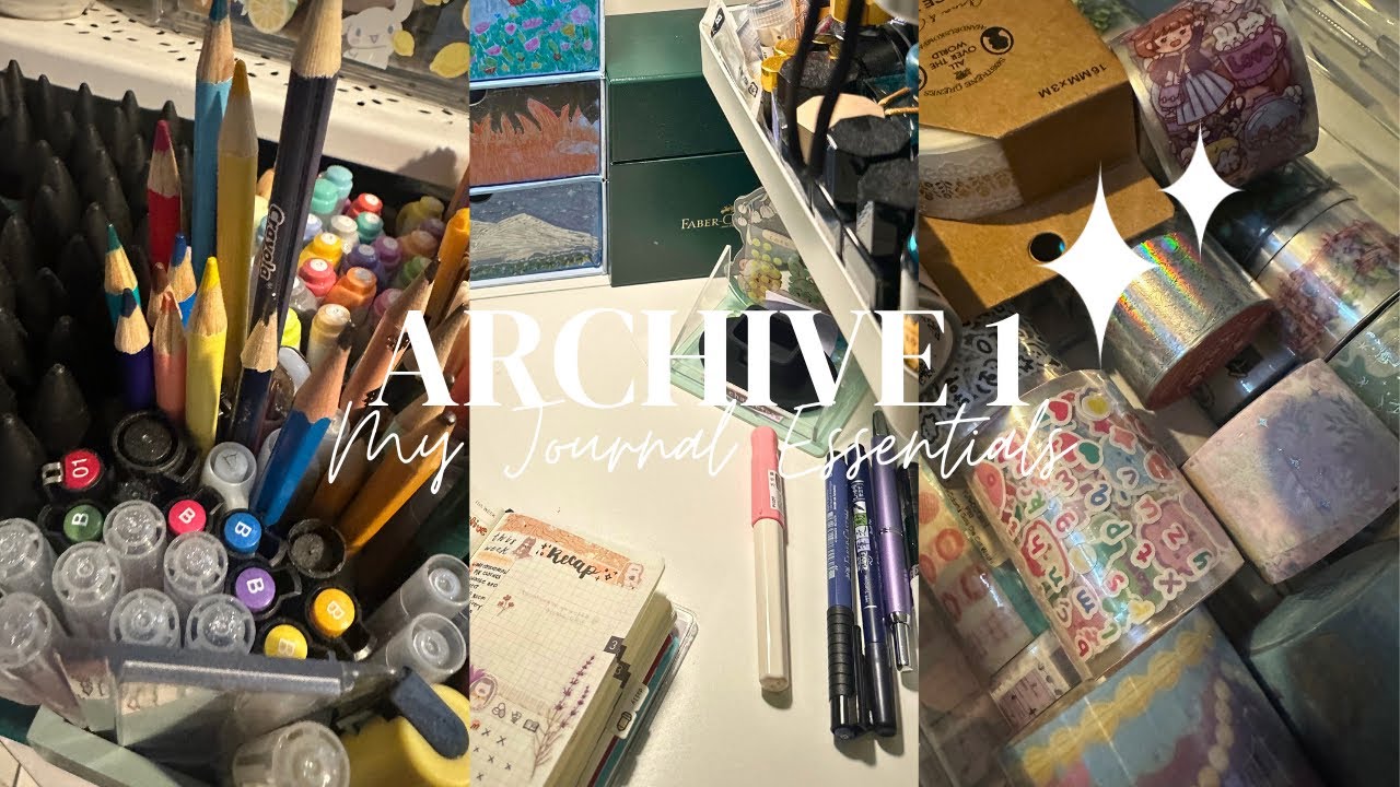 Archive 1 🖊️🕰️🤎 - My Journaling Essentials