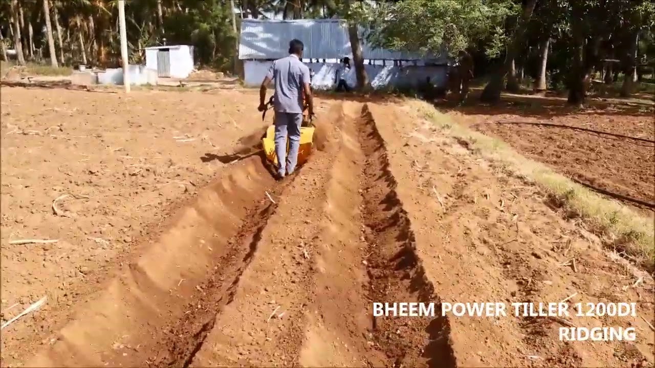 BHEEM POWER TILLER 1200DX - WEEDING AND RIDGING