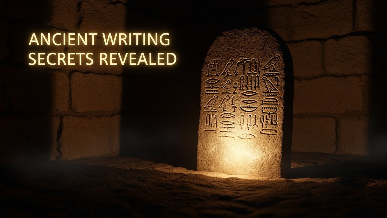 Lost Scripts How Did People Write in Ancient Times