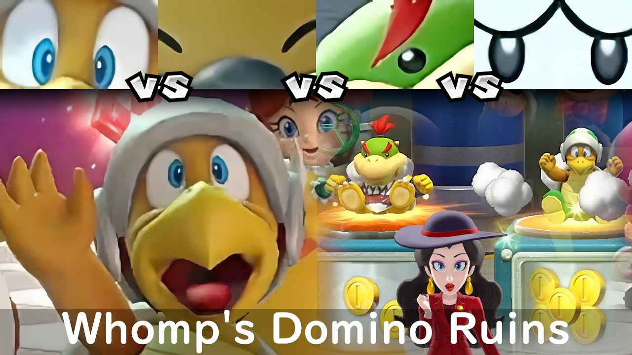 Super Mario Party Hammer Bro vs Monty Mole vs Bowser Jr vs Boo #61