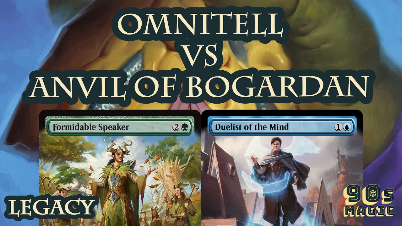 OmniTell Aluren против Mono Blue Anvil of Bogardan [MTG Legacy]