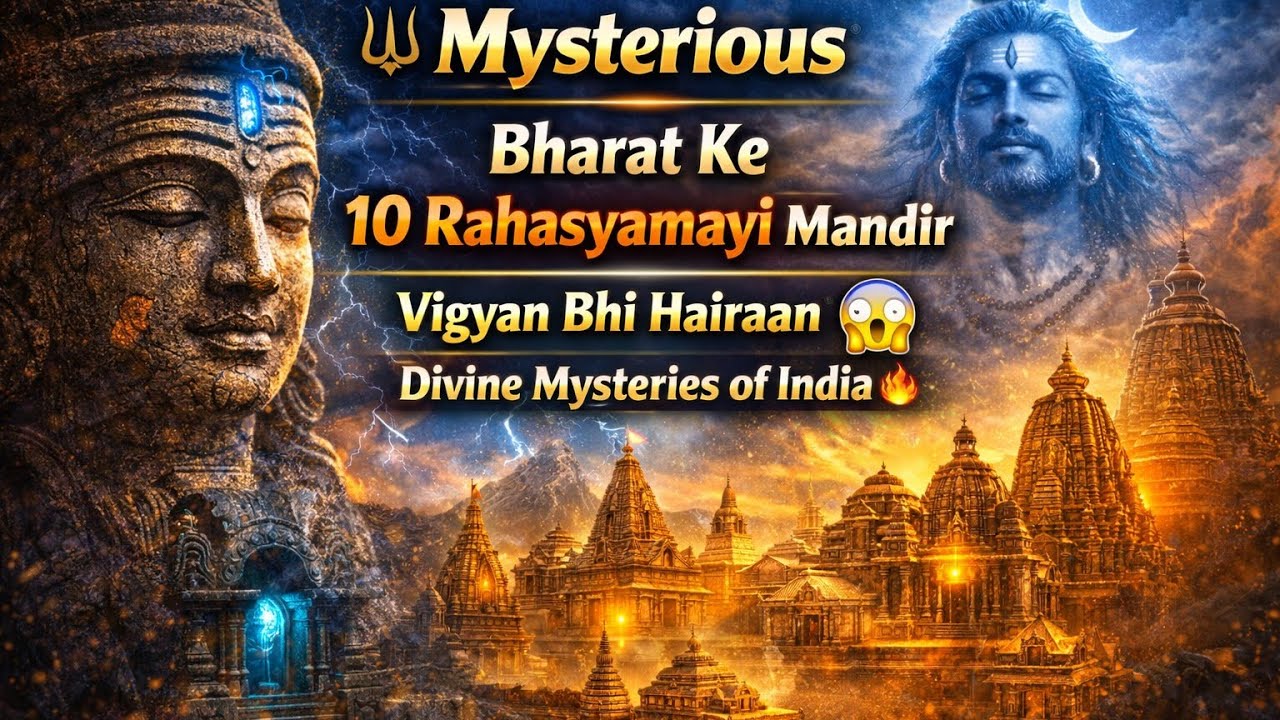 Mysterious |🔱 Bharat Ke 10 Rahasyamayi Mandir | Vigyan Bhi Hairaan 😱 | Divine Mysteries of India🔥