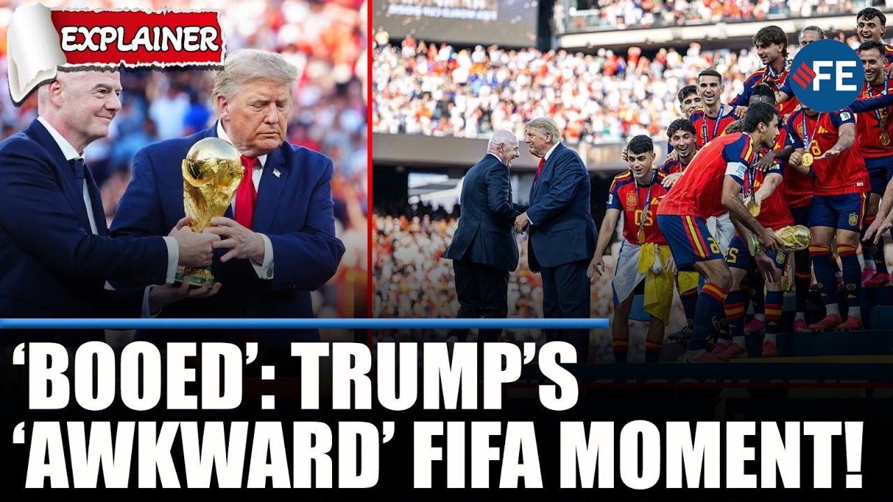 Donald Trump Faces Boos At FIFA Final, Then Hands Spain World Cup Trophy | Fans Mock US President
