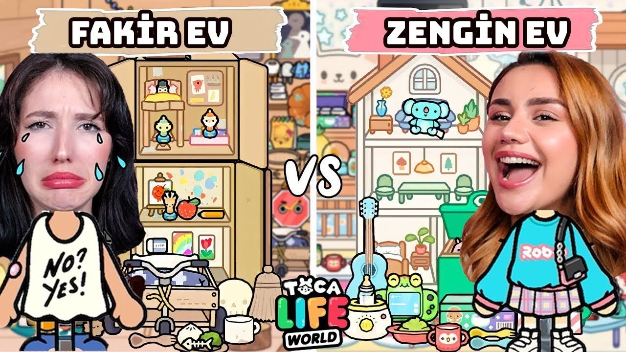 TOCA LIFE'DA ZENGİN VS FAKİR! @GamePlayz21