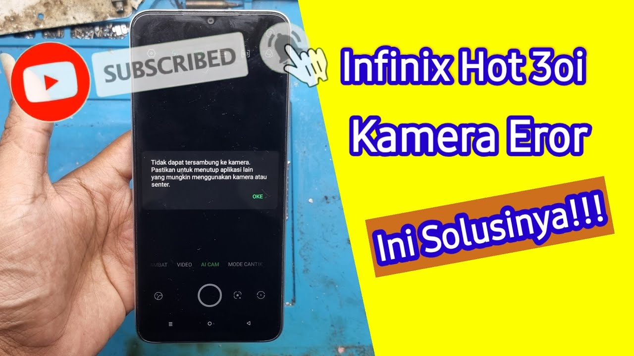 Cara Mengatasi Kamera Error Infinix Hot 30i | 