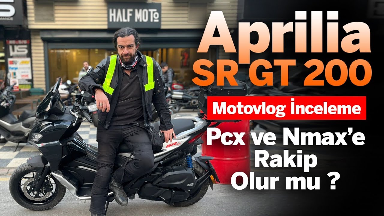 Aprilia SR GT 200 Motovlog İnceleme | Pcx ve Nmax e Rakip Olur mu ?