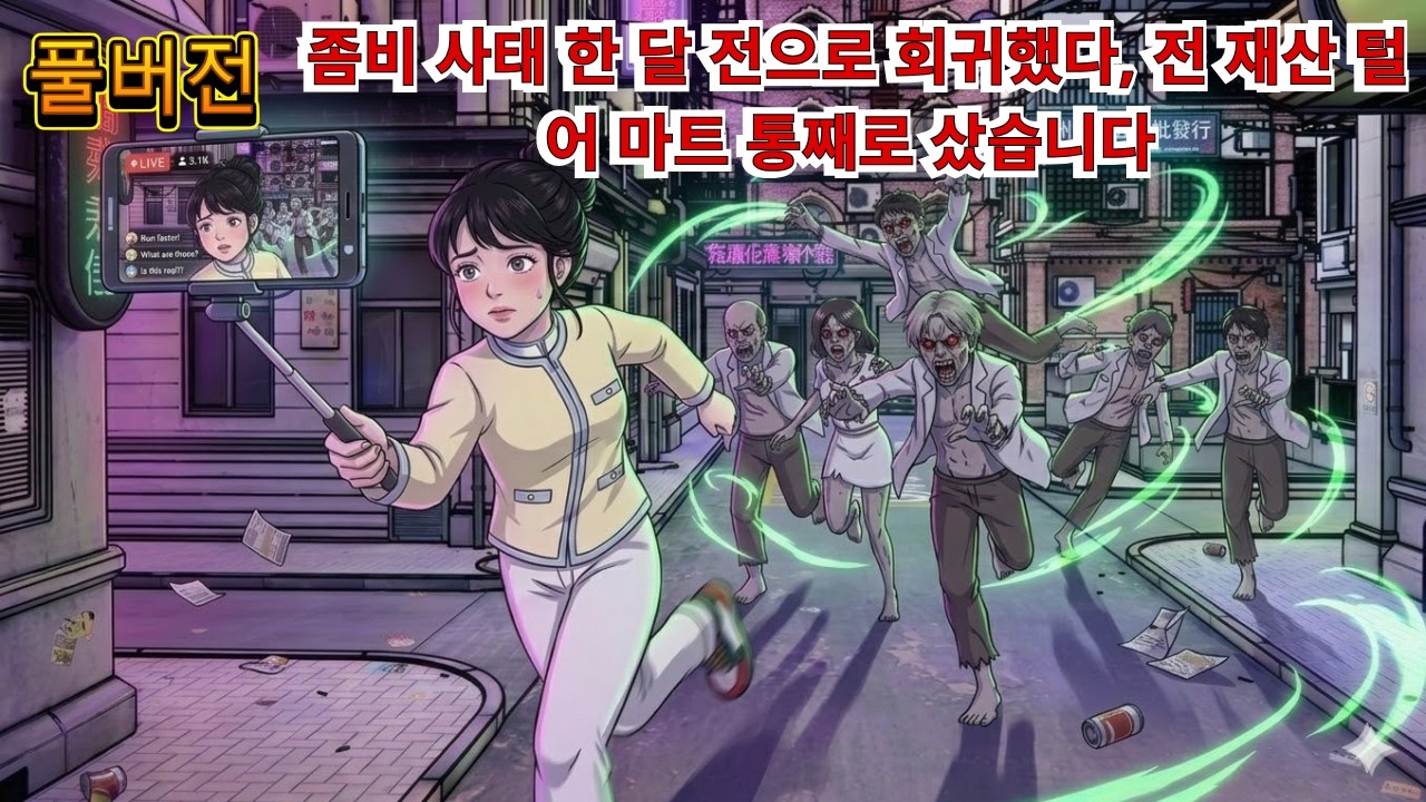 [공포 애니] 좀비 사태 한 달 전으로 회귀했다, 전 재산 털어 마트 통째로 샀습니다