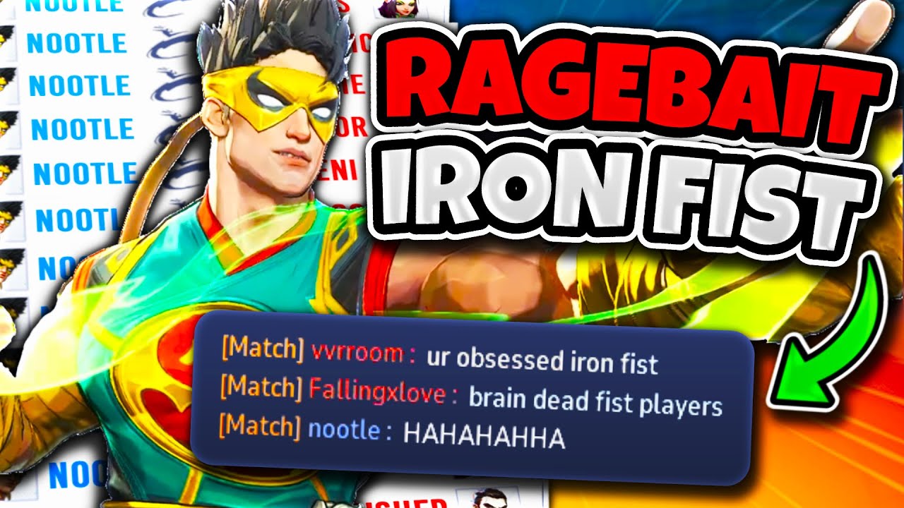 RAGEBAITING the ENEMY Team as IRON FIST | Marvel Rivals