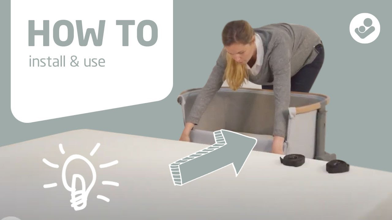How to install & use the Maxi-Cosi Iora 2-in-1 bedside sleeper