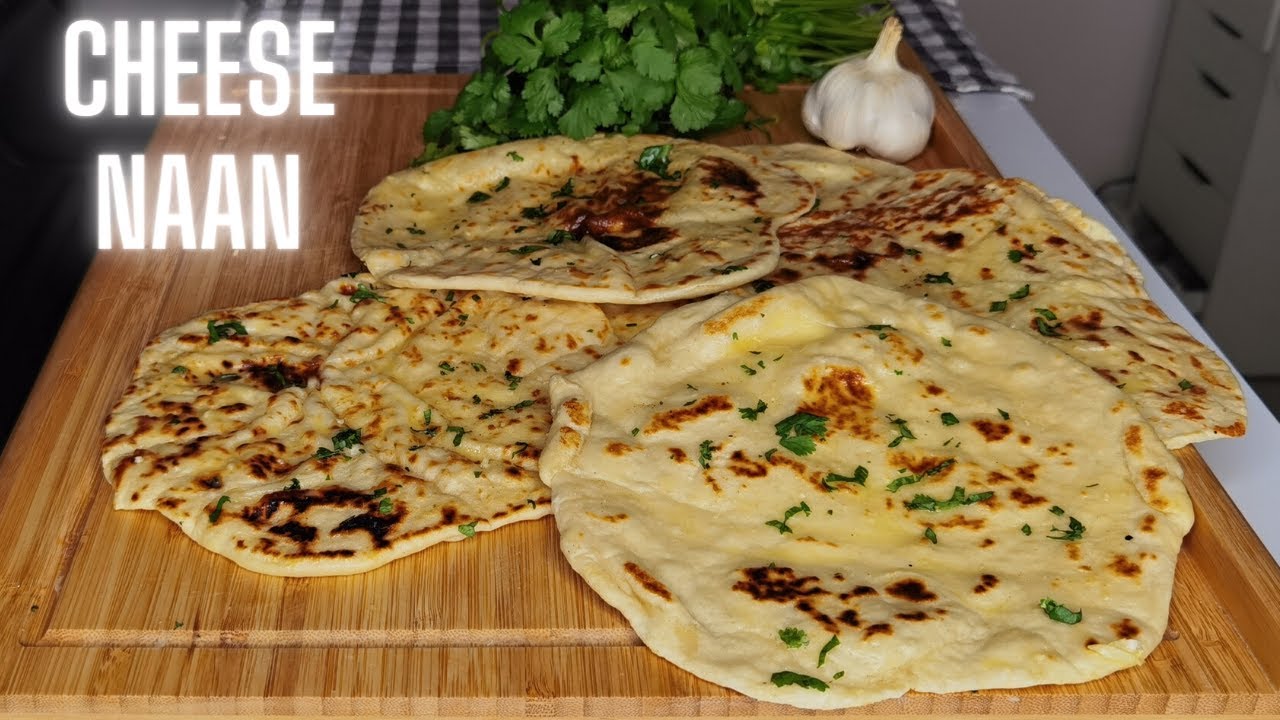 COMMENT FAIRE DES NAANS AU FROMAGE ou NATURE A LA POELE -- LE PAIN INDIEN FACILE ET INRATTABLE