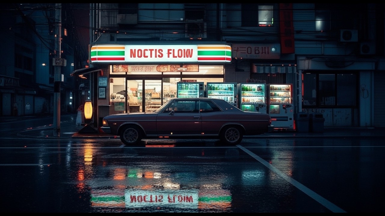 New York After Midnight 🌙 Lofi Sleep Mix with Rain Ambience For Relaxing By Noctis Flow