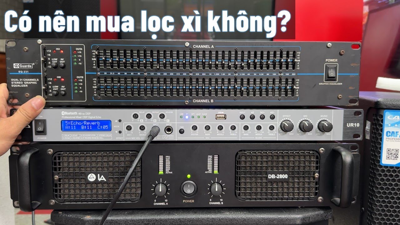 C&oacute; n&ecirc;n mua lọc x&igrave; cho d&agrave;n karaoke kh&ocirc;ng?
