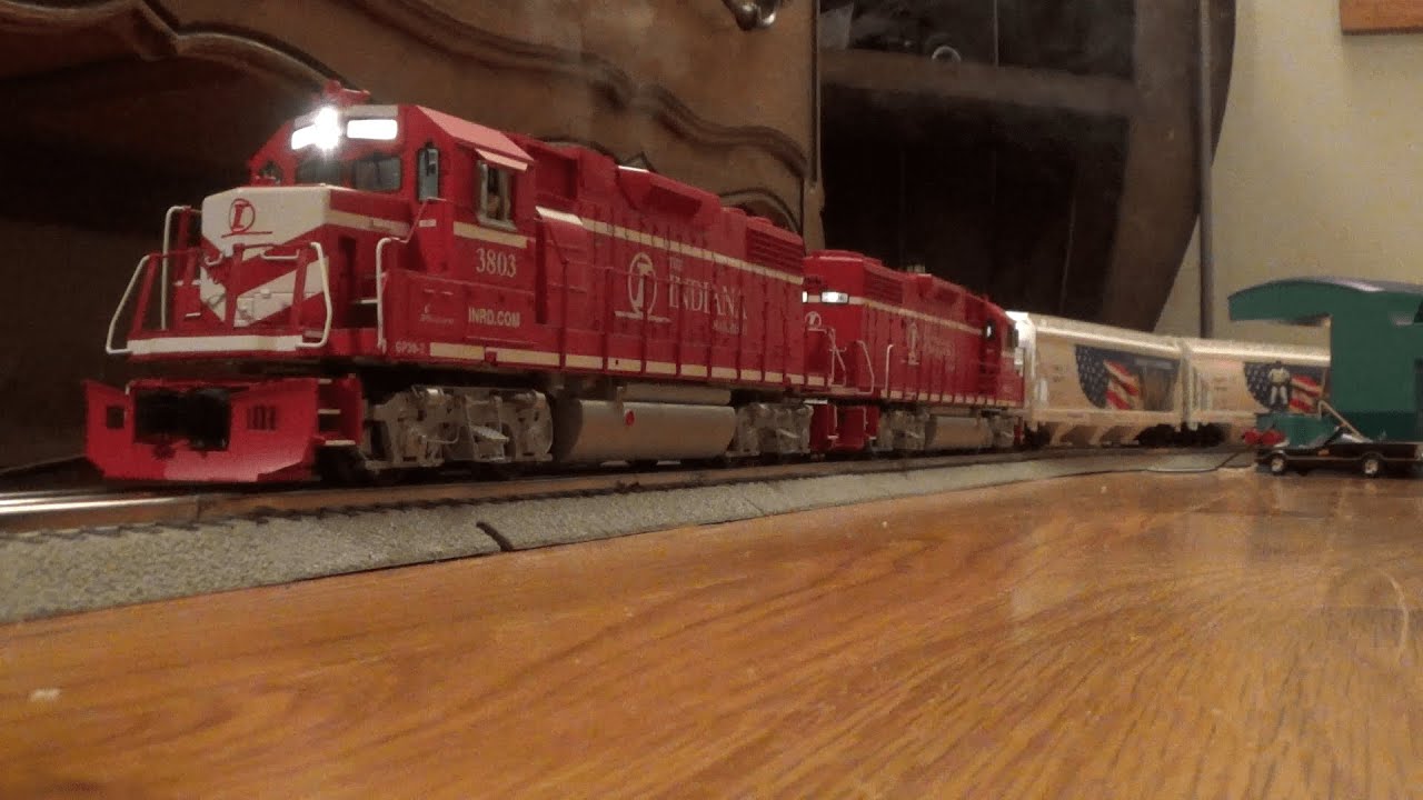 INDIANA RAILROAD #3803 GP 38-2! MTH PREMIER DIESEL MODEL TRAIN ENGINE!