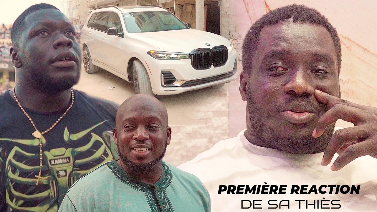 Sa Thi&egrave;s' first public appearance after his victory over Modou Lo: 