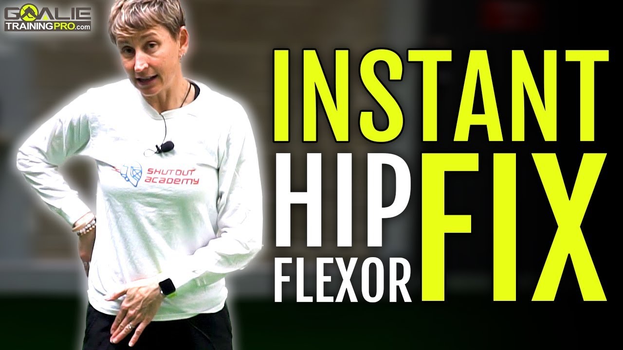 INSTANT Hip Flexor Fix For Hockey Goalies 🥅✅