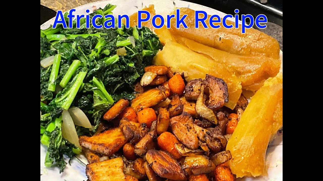 Cooking and eating the African way is live! How to cook  tasty pork chops easy recipe