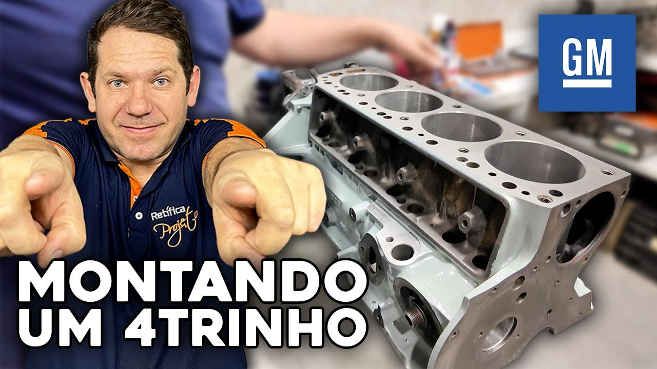 MONTAGEM COMPLETA DE UM MOTOR 2.5 DE OPALA!! O FAMOSO QUATRINHO!! 🔥🚀