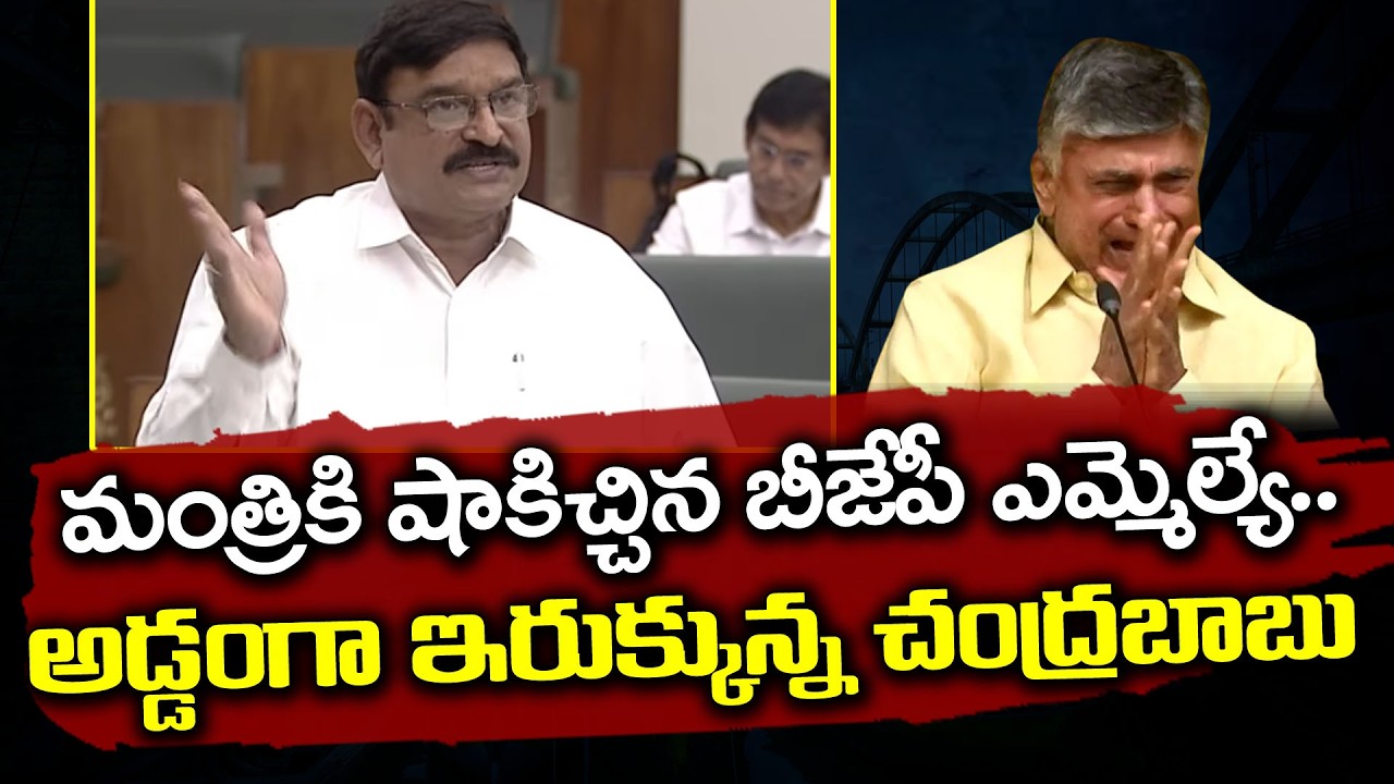 BJP MLA Serious On Tdp Minister : PDTV News
