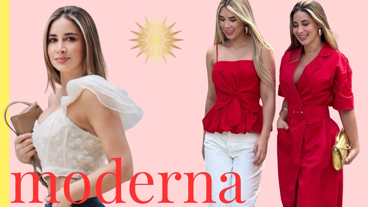 LOOKS🍒MODERNA y CHIC🩷#moda #mujer #tendencia #faldas #jeans #vestidos #outfit #pants #ootd #fashion