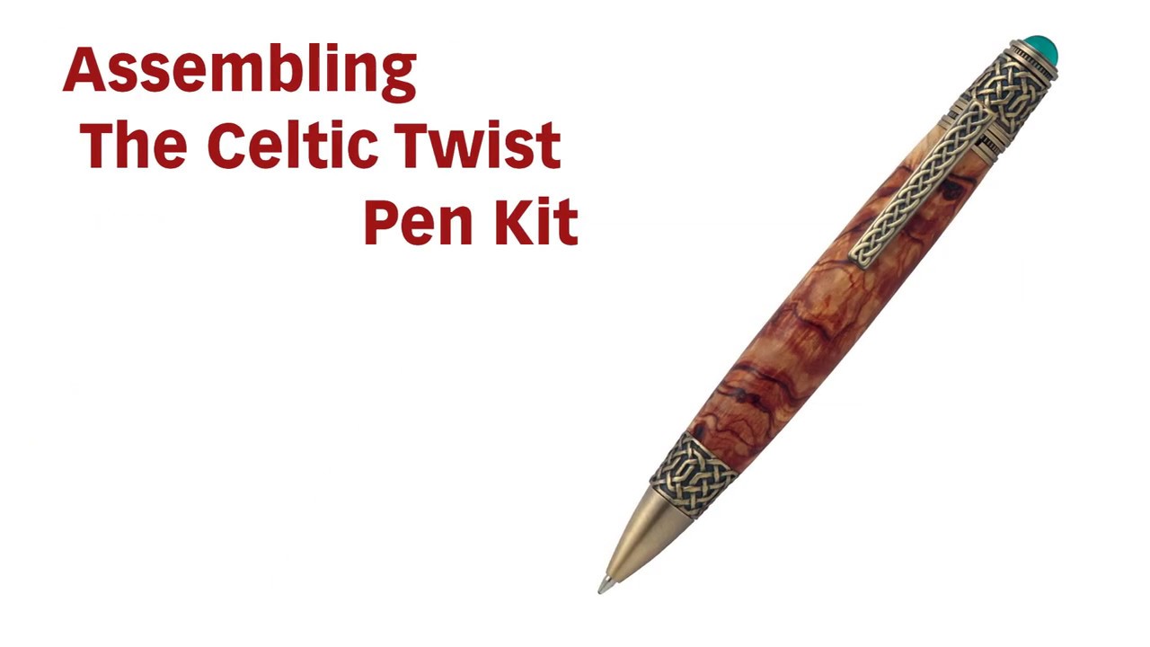Celtic Twist Pen Kit Assembly Instructions from Penn State Industries