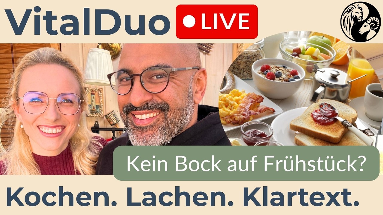 Kein Bock auf Frühstück LIVE – Kochen, Lachen & Klartext | VitalDuo