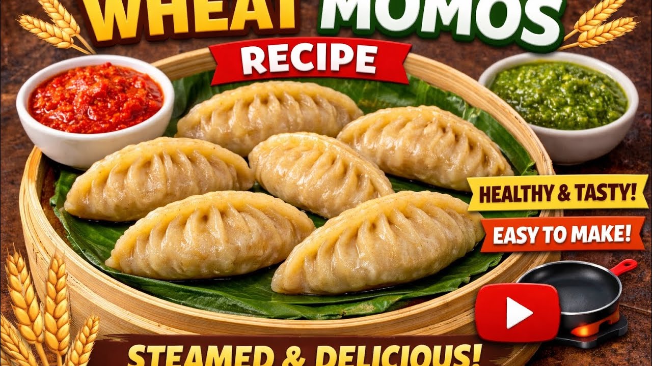 Steamed Wheat Momos | Street Style Momos in Healthy Version|Easy Homemade MomoRecipe#Streetstyle
