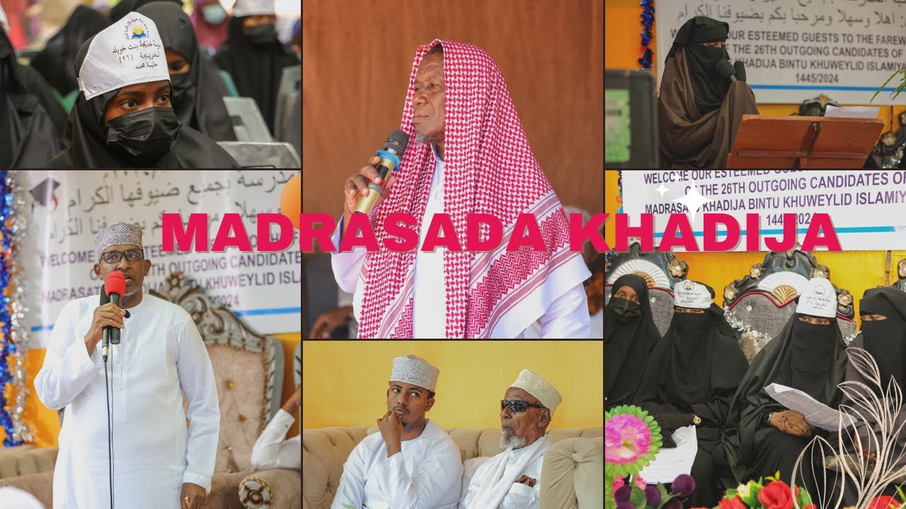 Wasiir Aden Bare oo kaqeybgalay Xaflada Qalinjabinta Madarasada Khadija Bintu Khuweylid