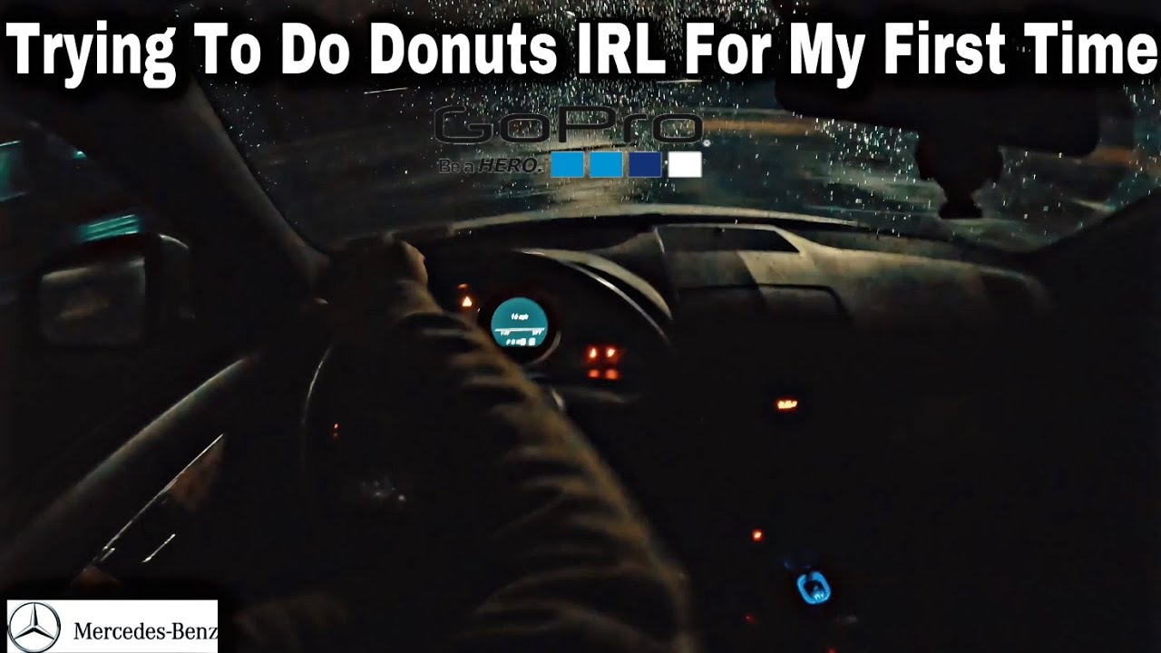 Trying To Do Donuts IRL For My First Time 😳