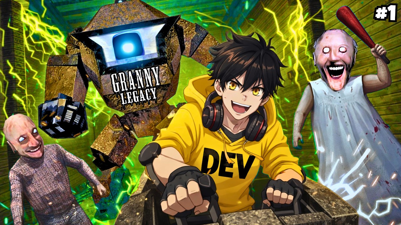GRANNY LEGACY | EPIC ROBOT ESCAPE ON HARD MODE