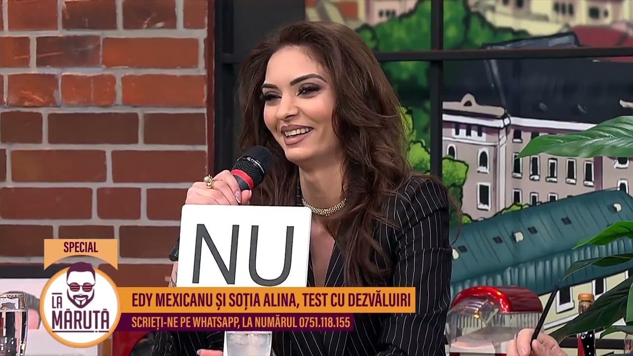 Edy Mexicanu și soția Alina, test cu dezvăluiri
