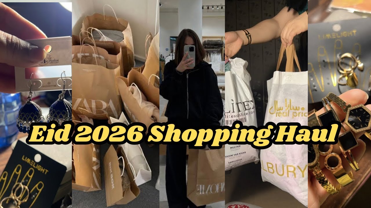 Eid Shopping Haul || What I Bought for Eid day || Shopping vlog