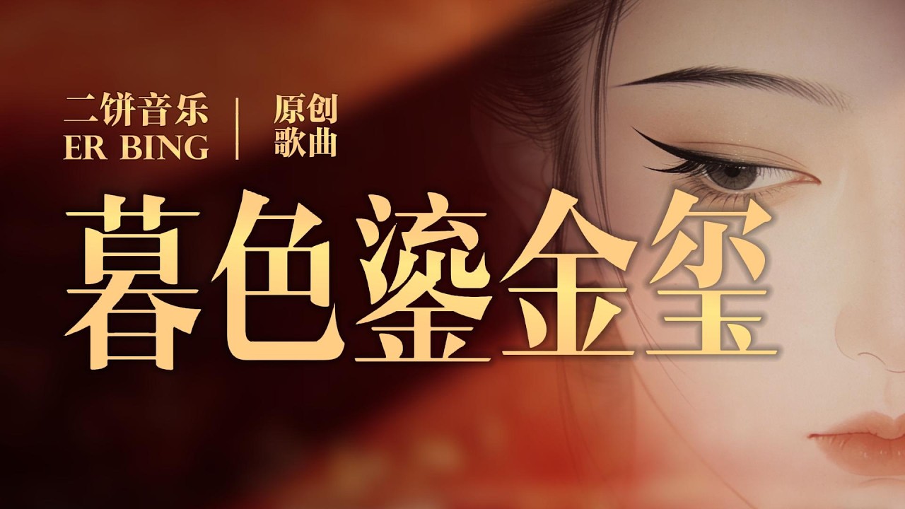 《暮色鎏金玺》-二饼音乐【梧桐投影碎成谜题 掌心纹路悄然游移 若万物皆可折邮寄 愿作凤凰尾羽藏进信封里】| 动态歌词Lyrics| 抖音歌曲