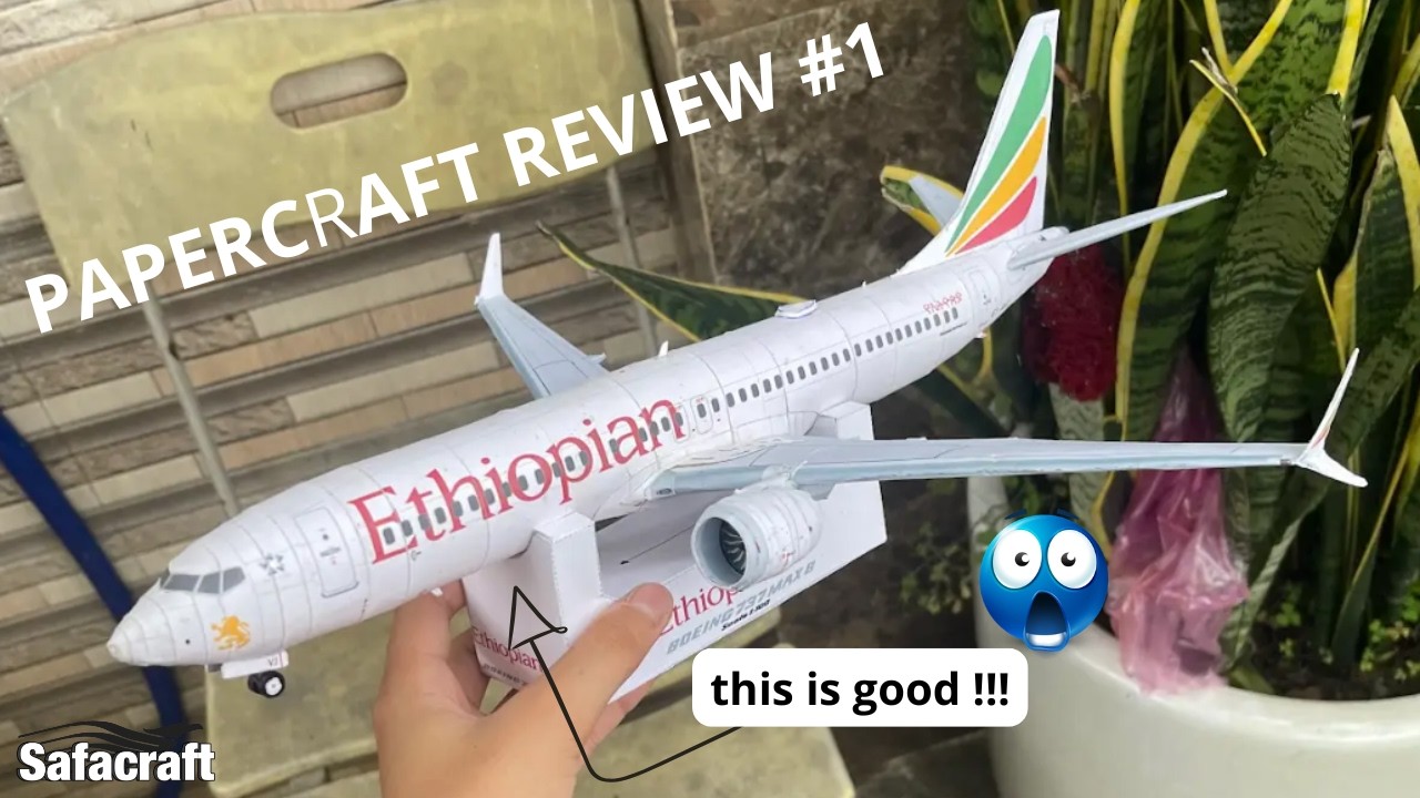 Papercraft review Part 1 #fypシ #aviation #review #papercraft