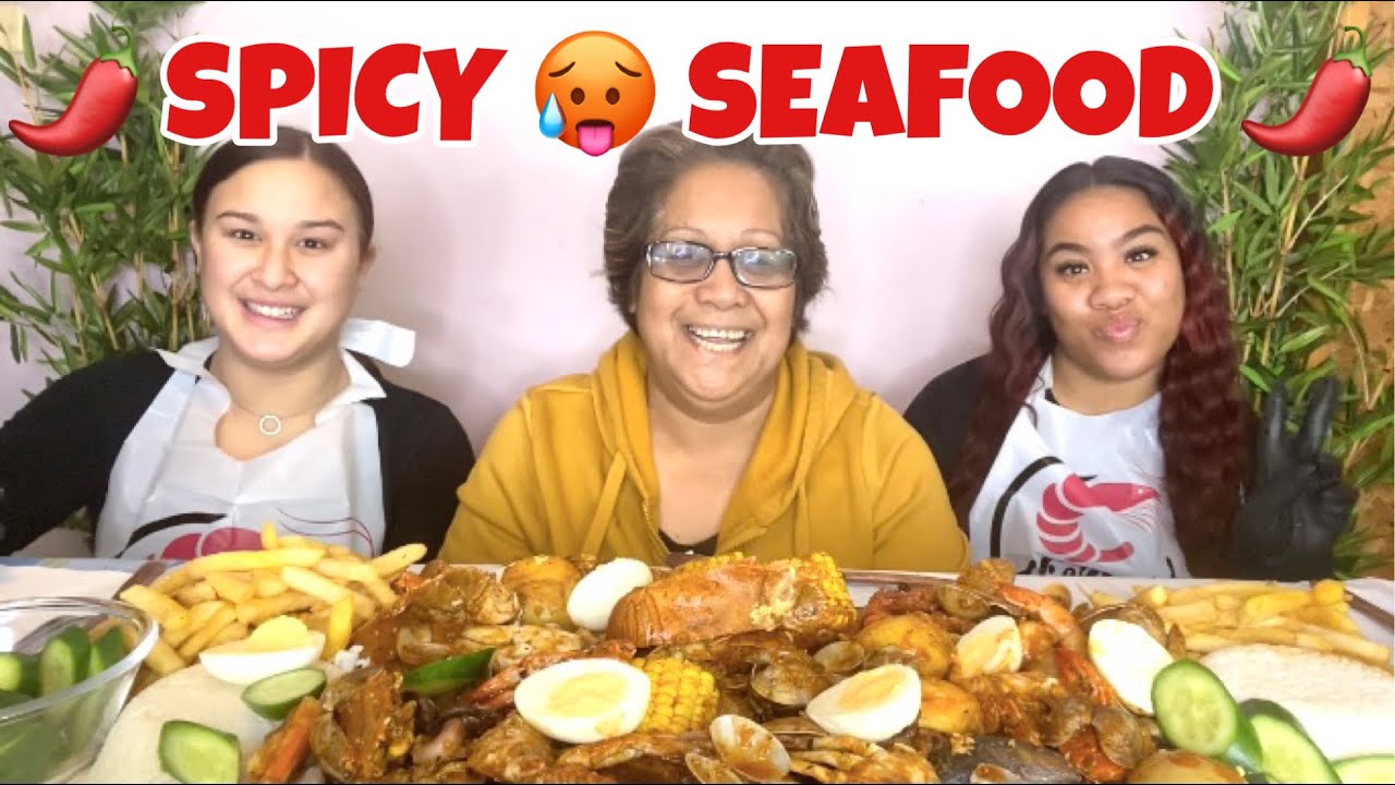 HOT AND SPICY SEAFOOD WITH MY GRANDDAUGHTER & IT'S CHULLORA #Polytube