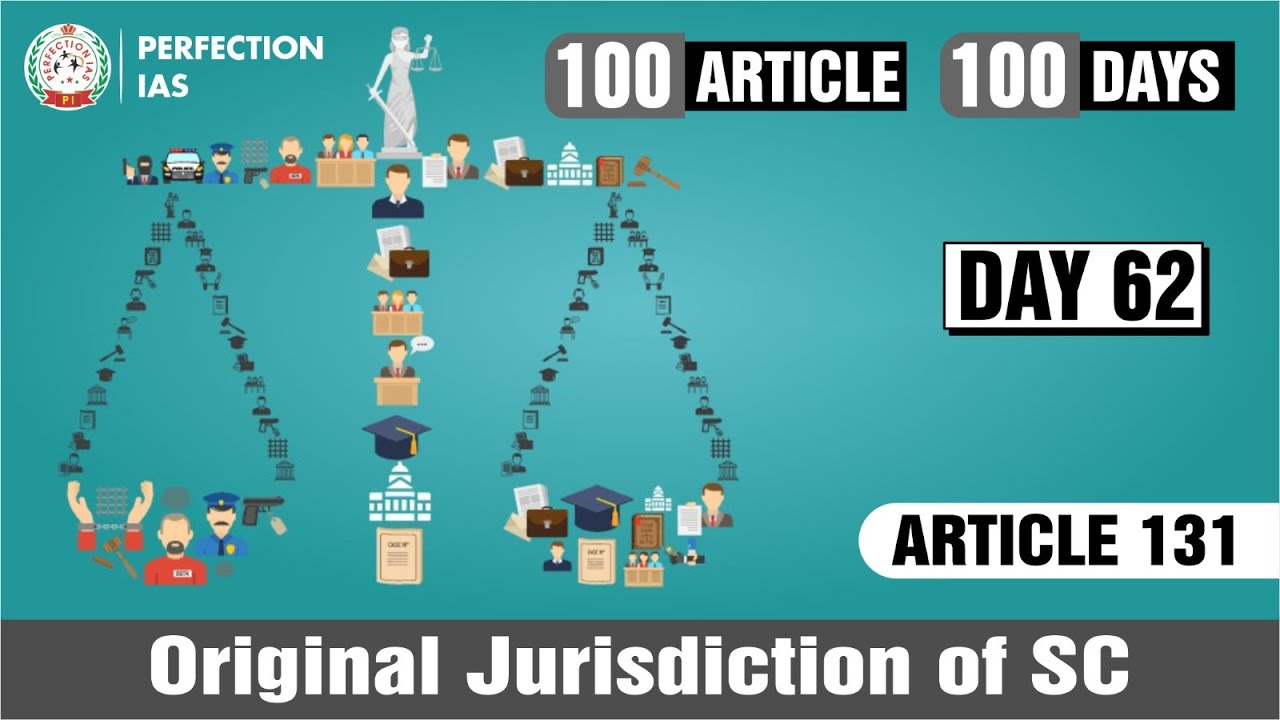 Day 62, Article 131 | Original Jurisdiction&nbsp;of&nbsp;SC | PERFECTION IAS #bpscprelims2024  #perfectionias