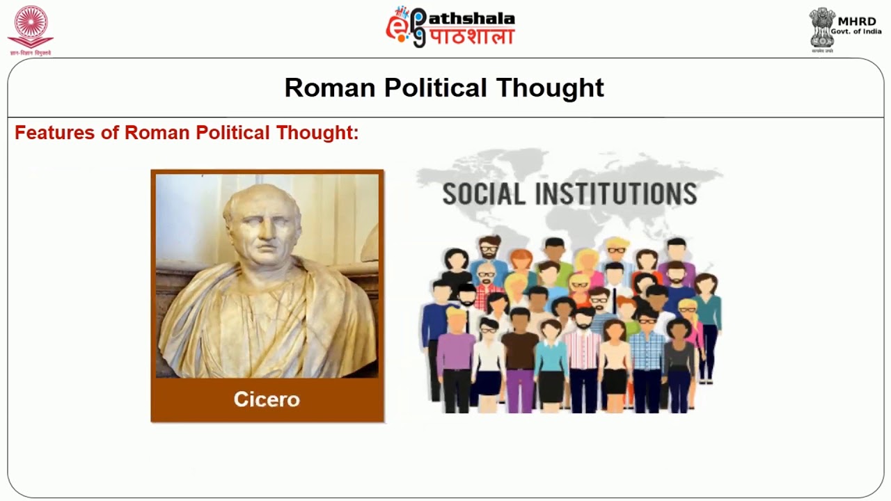 Roman Political Thought Roman Law and Cicero